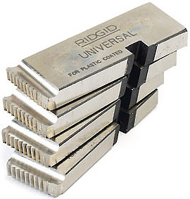 Гребенки Ridgid для труб с пластиковым покрытием